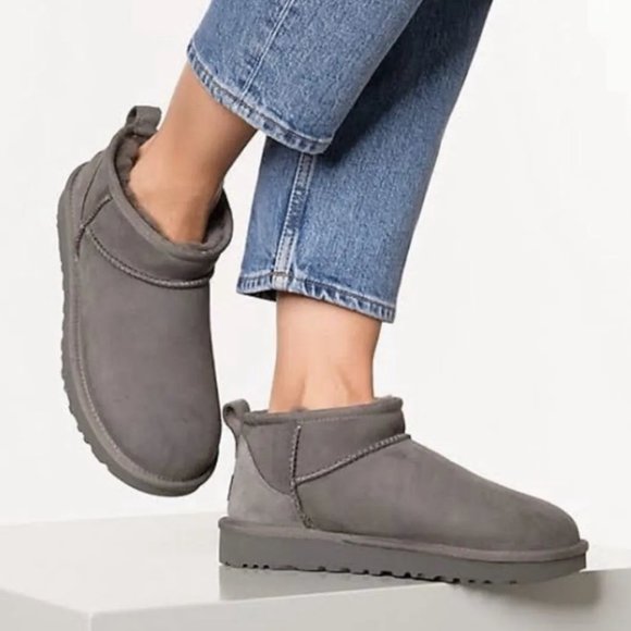 UGG Classic Ultra Mini Women's Ankle Boot - Picture 1 of 9